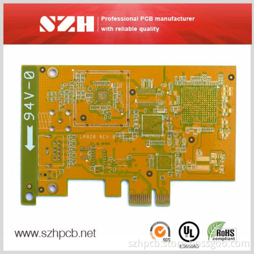 94V0 Fr4 Gold Finger Printed Circuit PCB Board